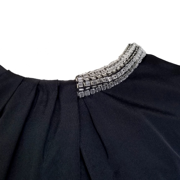 3.1 Phillip Lim Target Black Sheath Beaded Dress S - Picture 4 of 5